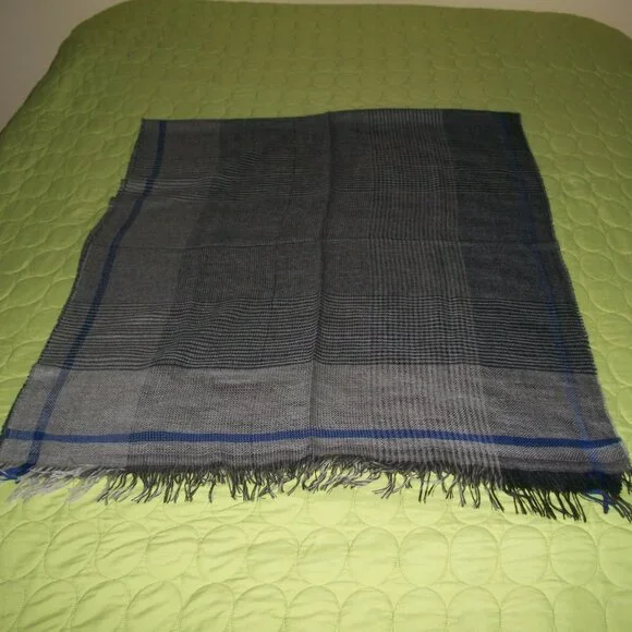 Alex Begg x Co Grey Cashmer Stole/ Shawl/Scarf